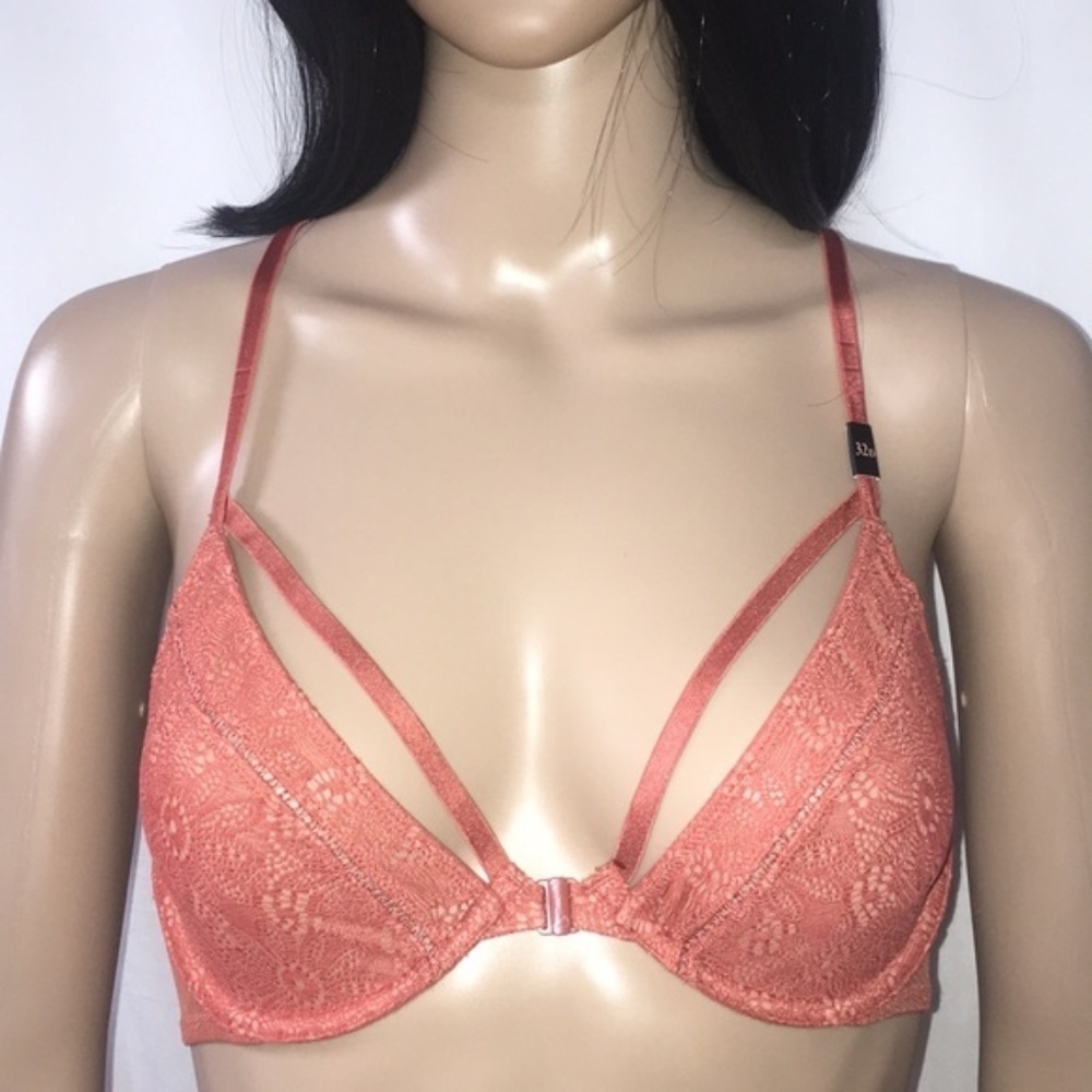 LAST ONE Victoria’s Secret Very Sexy Unlined Demi Front Close Bra Size 32B - Picture 2 of 13